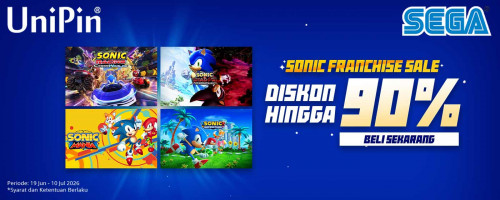 Ngebut Borong Game: Sonic Franchise Sale Diskon Hingga 90%!